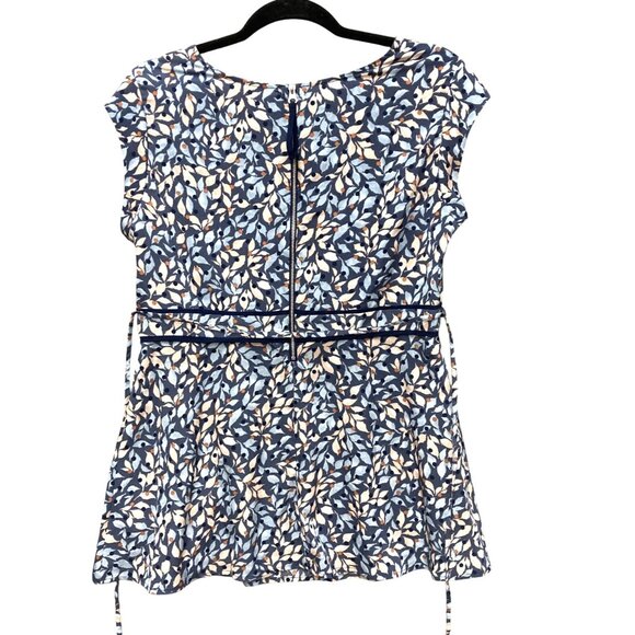 Set of 2 Motherhood Maternity Tops, Size Small, Floral, White, Blue, Zip Up, NEW - Picture 10 of 12